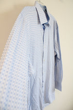 English Laundry Blue Checkered Button Down Shirt | 17 32/33