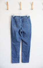 Susan Graver Jeans Straight Leg Jeans | 8