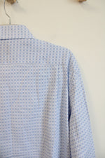 English Laundry Blue Checkered Button Down Shirt | 17 32/33