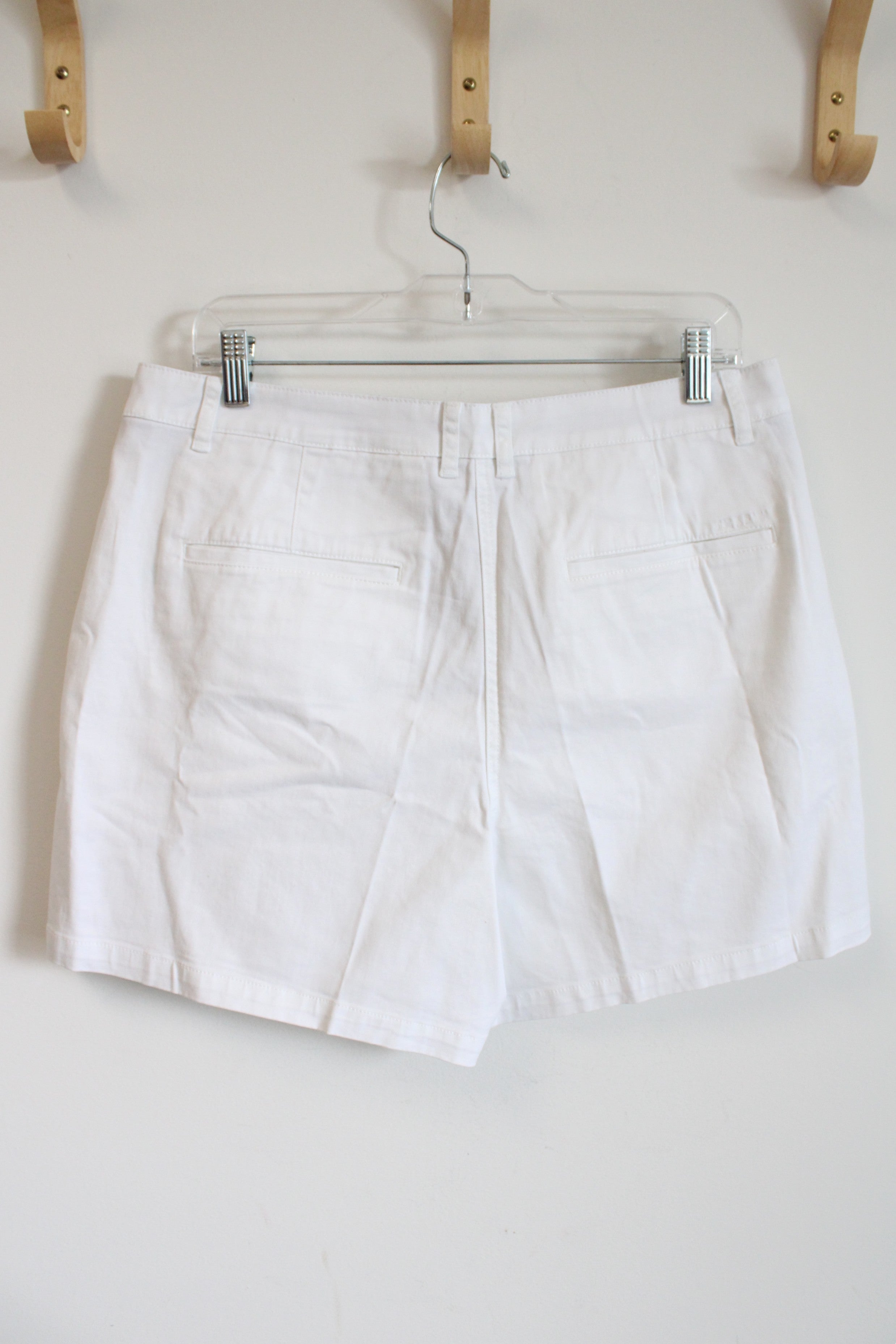 J.Crew White Pleated Shorts | 8