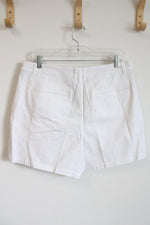 J.Crew White Pleated Shorts | 8