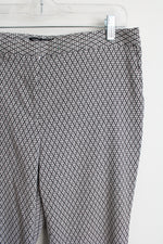 Mario Serani Italy Black White Patterned Pant | 10