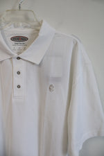 NEW Tehama Hang 'Em Dry White Polo Shirt | XXL