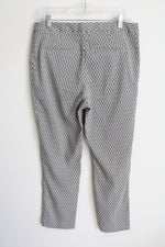 Mario Serani Italy Black White Patterned Pant | 10