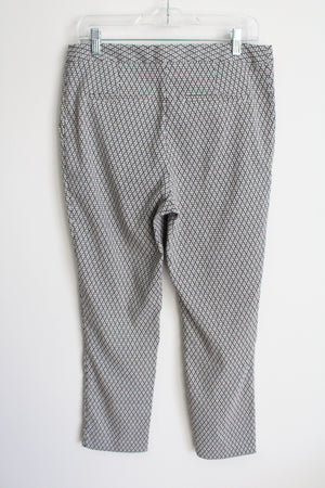 Mario Serani Italy Black White Patterned Pant | 10