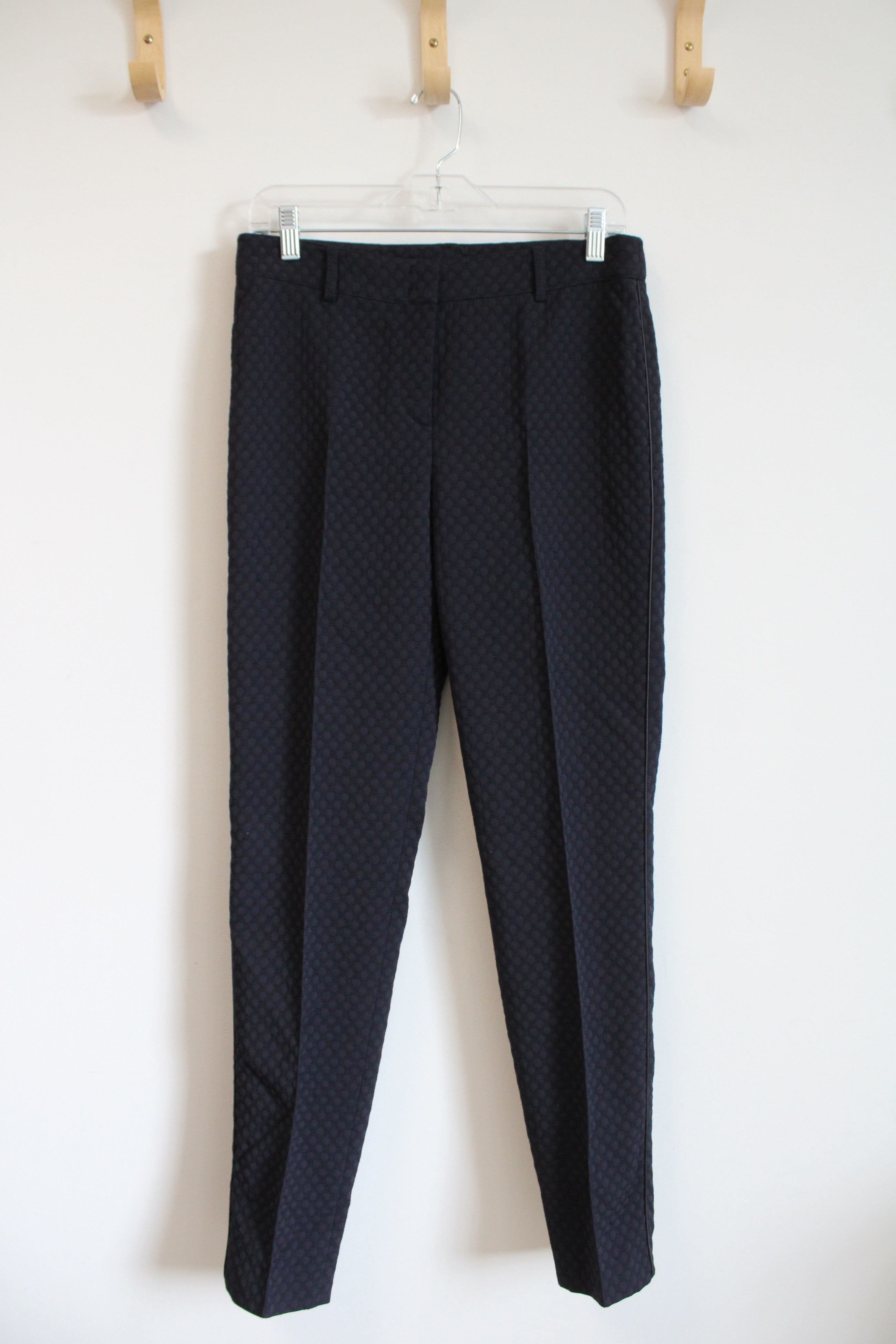 A-K-R-I-S Punto Navy Textured Pants | 6