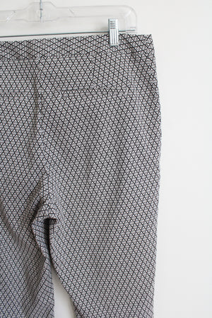 Mario Serani Italy Black White Patterned Pant | 10