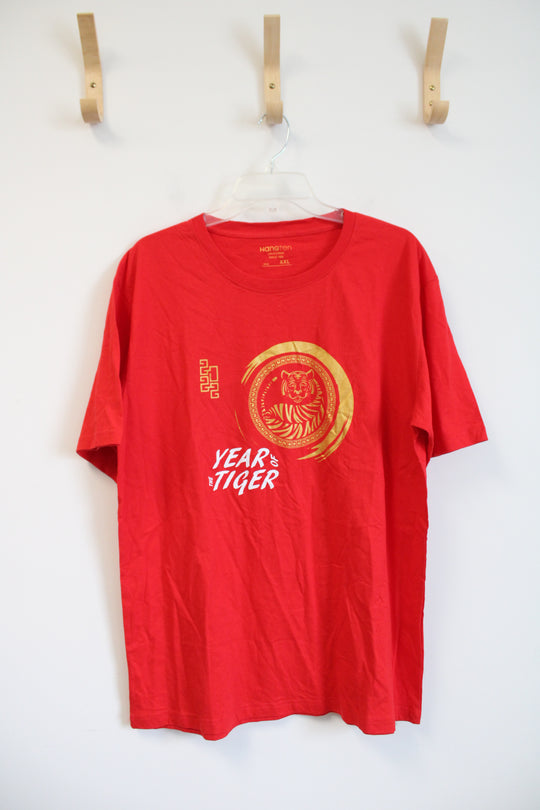 Hangten Year Of The Tiger Red Shirt | XXL
