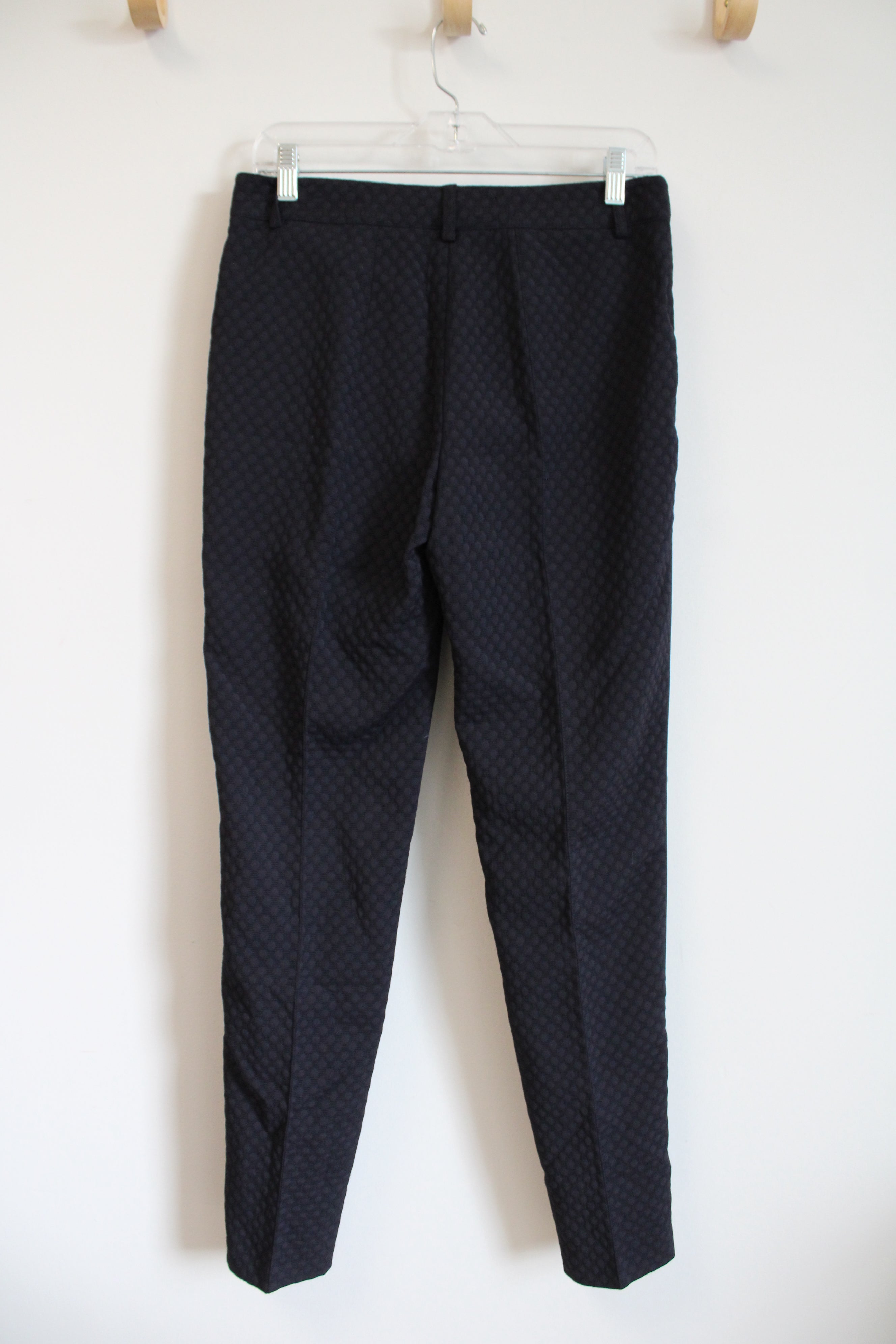A-K-R-I-S Punto Navy Textured Pants | 6