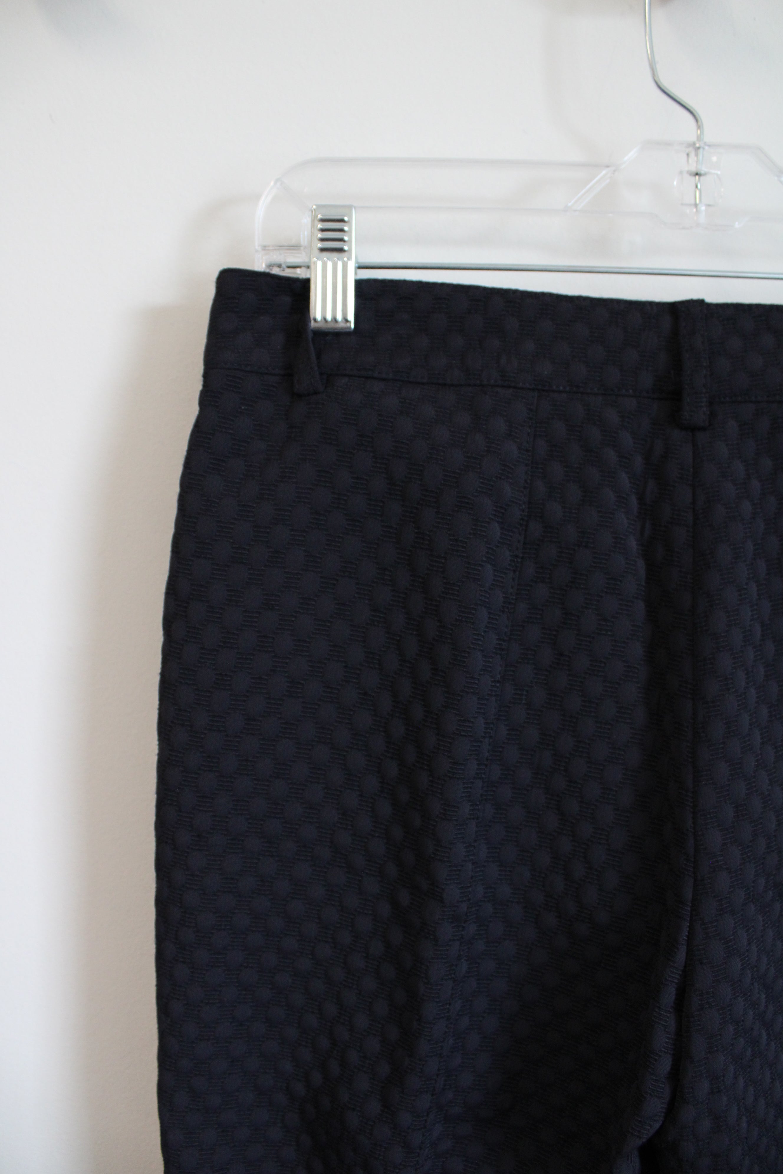 A-K-R-I-S Punto Navy Textured Pants | 6