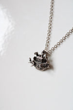 Noah's Ark Charm Sterling Silver Necklace