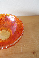 Vintage Imperial Glass Marigold Hobstar Small Bowls | Set Of 6