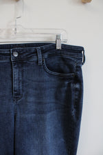 NYDJ Sheri Slim Dark Wash Jeans | 14