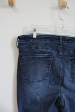 NYDJ Sheri Slim Dark Wash Jeans | 14