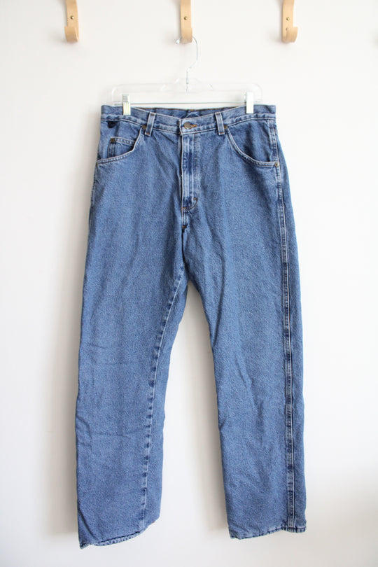 Wrangler Red Flannel Lined Jeans | 32X32