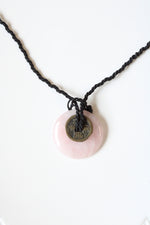 Lia Sophia Rose Quartz Necklace