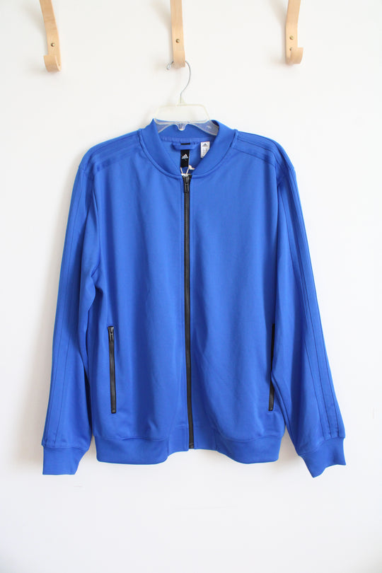 NEW Adidas Blue Full Zip Jacket | M