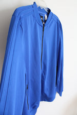 NEW Adidas Blue Full Zip Jacket | M