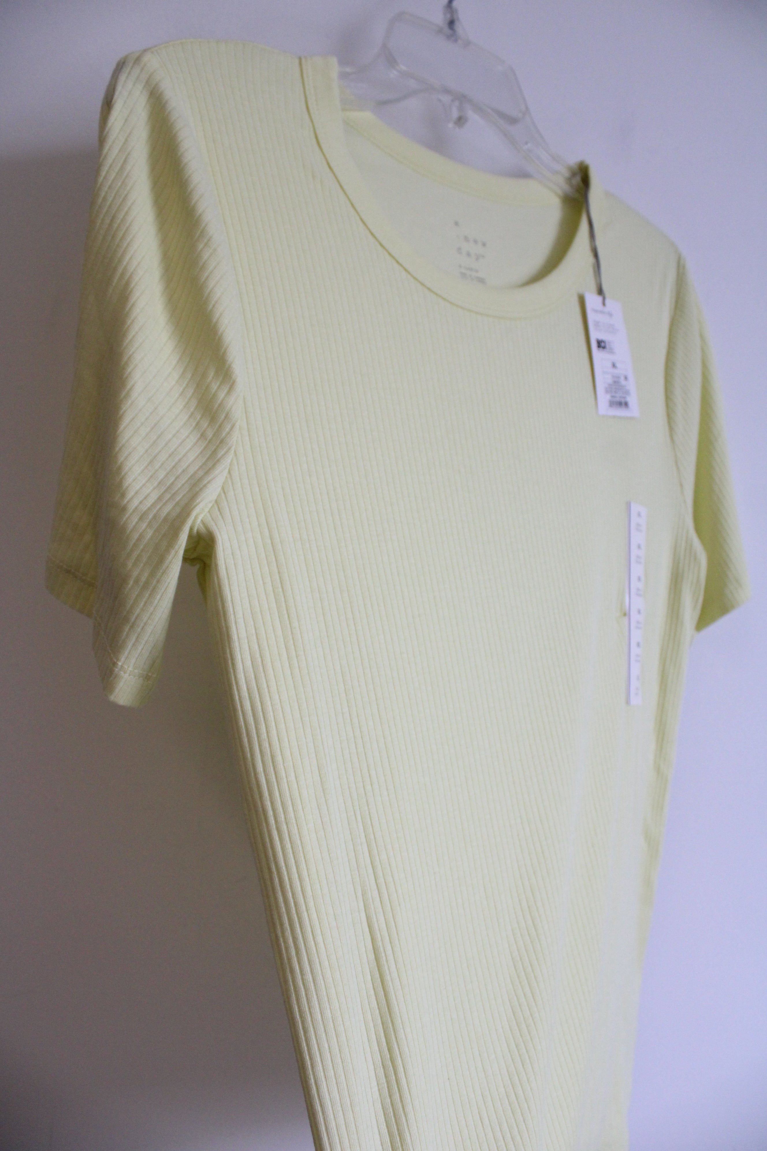 NEW A New Day Yellow Ribbed Tee | XL