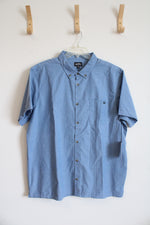 NEW Billabong Dusty Blue Button Down Shirt | XXL
