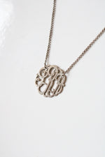 "R" Initial Sterling Silver Necklace