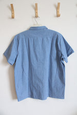 NEW Billabong Dusty Blue Button Down Shirt | XXL
