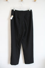 NEW Talbots Stretch Black Trouser Pants | 8