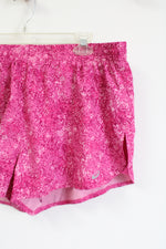 Asics Pink Athletic Shorts | XL
