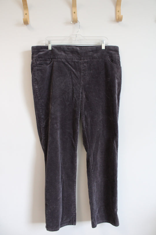 D&Co. Gray Corduroy Pants | 18W