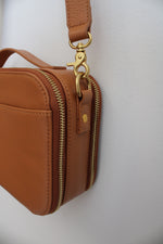 Minooy Brown Clio Crossbody Bag