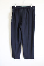 NEW Briggs Dark Navy Blue Comfort Waistband Trouser | 12 Short
