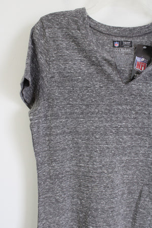 NEW NFL Team Apparel 1st & Fashion Collection Gray Tee | XL