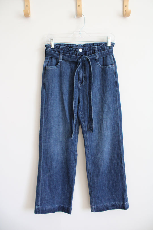 J.Crew Paperbag Belted Denim Pants | 25