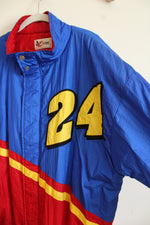 Nascar Vintage Jeff Gordon Flames Dupont Chase Authentics Racing Jacket | L