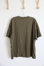 NEW The Gym People Olive Green Tee | M
