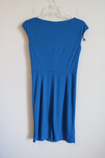Muse Boston Proper Bright Blue Fitted Stretch Dress | 4