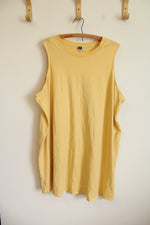 Old Navy Butter Yellow Cotton Tank Dress | 3X