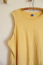 Old Navy Butter Yellow Cotton Tank Dress | 3X