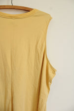 Old Navy Butter Yellow Cotton Tank Dress | 3X