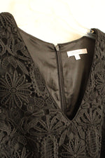NEW Chicos Black Wide Sleeve Lace Dress | 12