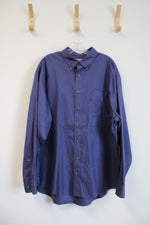 Cabela's Outfitter Series Blue Button Down Shirt | XL Tall