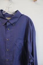 Cabela's Outfitter Series Blue Button Down Shirt | XL Tall