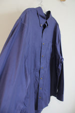 Cabela's Outfitter Series Blue Button Down Shirt | XL Tall