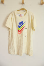 NEW Nike Cream Logo Tee | L (10/12)