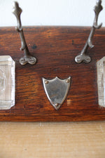 Wooden Vintage Inkwell Stand