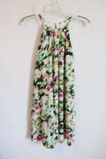Maggy London Green Pink Multi Colored Dress | 4