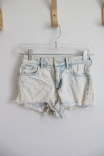 Pacsun High Rise Festival Light Wash Jean Shorts | 22