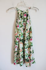 Maggy London Green Pink Multi Colored Dress | 4