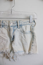 Pacsun High Rise Festival Light Wash Jean Shorts | 22