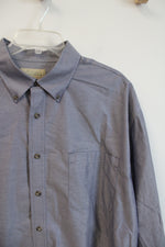 Cabela's Outfitter Series Gray Button Down Shirt | XL Tall